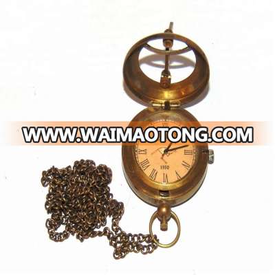 Nautical Push Button Australian Pocket chain Watch