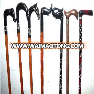 wooden walking sticks